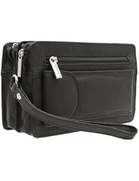 Herren echt Leder Handgelenktasche Herrenhandtasche in 3 Farben