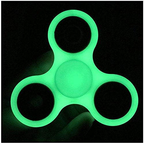 Fidget Spinner Glow In The Dark, GIM Luminous Hand Spinner Tri Fingertip Gyro Fidget Toy, EDC Focus Toy for Children & Adults Fidget Spinner Glow In The Dark, GIM Luminous Hand Spinner Tri Fingertip Gyro Fidget Toy, EDC Focus Toy for Children & Adults
