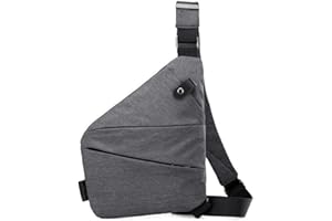 EoVzWXj Wander Plus Anti Theft Bag, Personal Flex Bag, Anti Theft Crossbody Bag, Waterproof Casual Anti Theft Sling Bag, Chest Shoulder Backpack, Side Slim Sling Bag, Chest Shoulder Bag for Women/Men