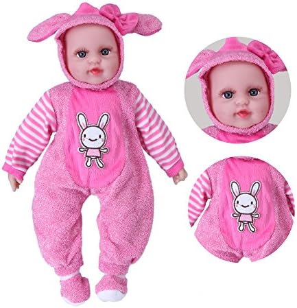 16" New Born Lifelike Soft Bodied Baby Doll