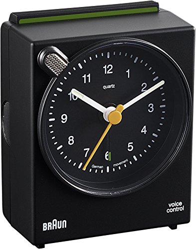 Braun Quarzwecker analog, schwarz BNC004BKBK
