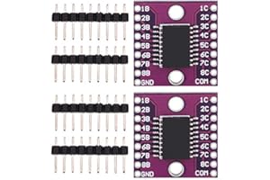 VIAGASAFAMIDO 2 Stück ULN2803A Modul Darlington Transistor Arrays Treibermodul Atmosphärendrucksensor Hochstromspannungstreiber Hochstandsspannung und Hochstrom Original elektrische Komponente