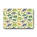 Produktbild xiaos Fußmatten Cartoon Dinosaurier Maschinenwaschbar Nonslip Fußmatte, 23,6 (L) X 15.7 (W) Zoll