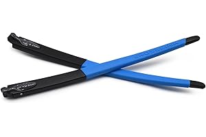 HKUCO Colori delle gambe del telaio nero di ricambio in gomma per Oakley Crosslink Pitch Glasses frame