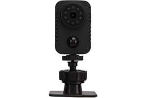GOWENIC MD29 Mini Caméra HD 1080p, Caméra Portable Infrarouge Grand Angle, Caméra Infrarouge PIR Prise de Vue en Perspective à la Première Personne avec Conception de Clip Arrière