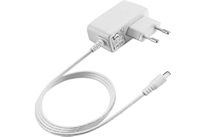 CABLEPELADO Alimentador 6V 0.6A, Adaptador de Corriente, Fuente de alimentación 6V, Alimentador de Pared 6V, Cargador 6V, Adaptador Alimentación, Conector DC 5.5 x 2.1 mm, Blanco