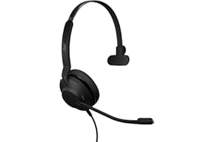 Jabra Evolve2 30 SE - Kabelgebundenes Mono-Headset mit Geräuschunterdrückung und 2-Mikrofon-Technologie - inkl. USB-A-Kabel - MS Teams zertifiziert, auch mit anderen Plattformen kompatibel - Schwarz