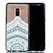 Produktbild Hülle für Galaxy A5 2018/A8 2018 Silikonhülle Dünn, 2 in 1 Premium Matt TPU Case Transparent Handyhüllen Ultra Slim Cover Bumper-Style TPU mit von Relief Muster für Samsung Galaxy A5 2018/A8 2018 Case Cover ( S ) (10)