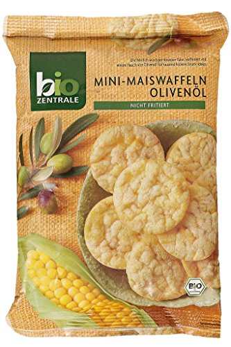 Preisvergleich Produktbild biozentrale - Bio Mini-Maiswaffeln Olivenöl - 50g