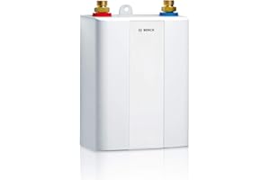BOSCH THERMOTECHNIK Bosch elektronischer Kleindurchlauferhitzer Tronic 4000 8 ET, kompakter untertisch Durchlauferhitzer mit Festanschluss, Energieklasse, 7,2 kW [Energieklasse A]