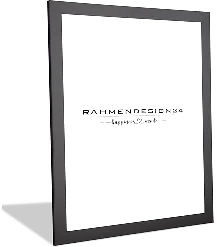 DR35 fotolijst 61x35 cm (zwart grenen), 35 mm breed MDF-houten frame op