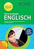 Image de PONS Texte schreiben Englisch: Aufsatz, Textanalyse, Zusammenfassung, Präsentation für Oberstufe u