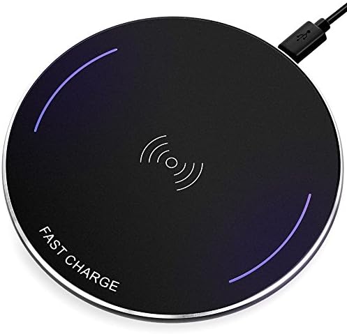 Fast Wireless Charger, Charging Pad for iPhone 8 / 8 Plus, iPhone X, Nexus 5 / 6 / 7, and Other Devices, Provides Fast-Charging for Galaxy S8/ S8+/ S7 / S7 edge / S6 edge+, and Note 5