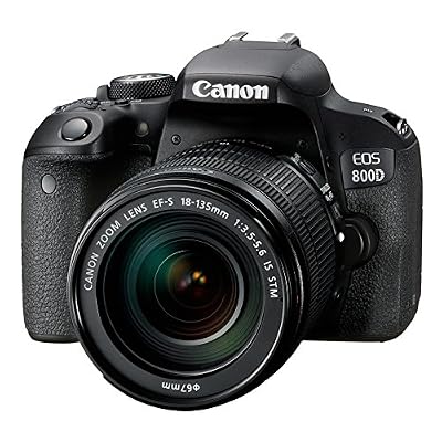 Canon EOS 800D Reflex numérique + EF-S 18-135mm F/3.5-5.6 IS STM - Noir