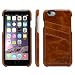 Produktbild iPhone 6 / 6S Case, atKITE Echtleder Vintage-Style Rückseite Case - Braun - Kartenhalter - Ultra Slim - Präziser Zuschnitt und Design - Handgefertigt