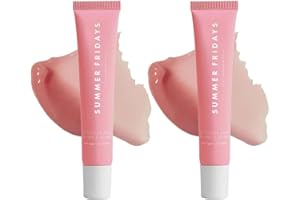 AOSEIENS Bálsamo labial de verano, bálsamo de mantequilla de labios para el viernes de verano, bálsamo de mantequilla de labios, mascarilla nutritiva y bálsamo labial para hidratación inmediata, tonificado,