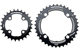 RACEFACE Race Face Turbine Chain Ring Set 4 Bolt 26/36 2 x 11 Speed Black 2017 Chain Ring