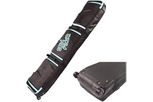 Sport Tent Fully Padded Large Ski Boot and Helmet Bag Snowboard Bag with Wheels Perfect for Travel