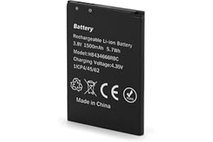 SHAWOROCE 1500mAh 3,8V Akku Kompatibel mit Huawei WiFi Mobile Router Hotspot WLAN E5572 E5573 E5573S E5575 E5576 E5776 E7553 Vodafone R216 HB434666RBC Wiederaufladbare Li-Ionen-Batterie