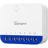 SONOFF MINI DIM WiFi Dimmer Switch for Dimmable LED, Electronic Transformers, Incandescent and Halogen Bulbs, Zero Wire Requi