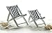 Produktbild 2 Stück DEKO - KLAPP LIEGESTUHL - klein ( GRATIS eine - Parkscheibe - )