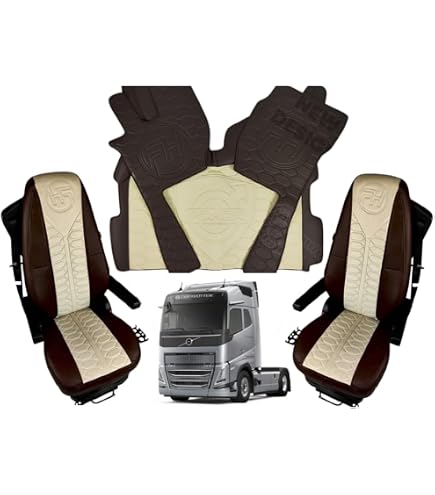 Tapis pour Volvo FH4 FH5 Camion 2013 Noir Gauche Droit Conduite à