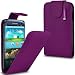 Produktbild Lila Hochwertig PU Leder Flip Klapp Deckel Tasche Schutzhülle Case Hülle Etui COVER Beutel Für SAMSUNG I9300 GALAXY S3 III , Hochempfindlich Mini Stylus Pen Eingabestift & LCD Schutzfolie Folie Schutz Für Bildschirm Display Screen BY N4U Zubehör und Accessoires