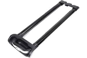 CLSSLVVBN Telescopic Handle, Black, Heavy Duty Pull Rod Luggage Handle Replacement, Adjustable & Easy to Install