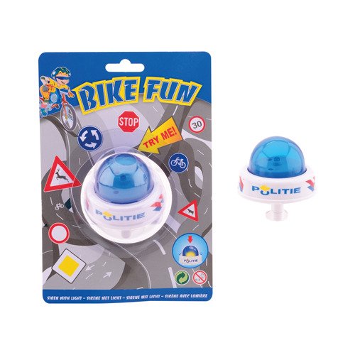 Preisvergleich Produktbild JOHNTOY Fahrradsirene "Polizei" Fahrradzubehör, mehrfarbig