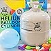 Produktbild M-import Helium Ballongas 250L für 30 Luftballons - Heliumflasche Gas Party (mit 30 Latexballons)