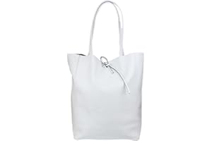 Girly Handbags Womens Open Top Genuine Leather Handbag