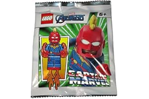 BLUE OCEAN LEGO Super Heroes Captain Marvel Minifigure Foil Pack Set 242003 (Insaccato)
