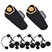 Price comparison product image BOBLOV BT-S2 1000M BT Motorcycle Helmet Headset Motorbike Intercom Headset Intercom Interphone FM (Pack2 with 2 Set Earphone)
