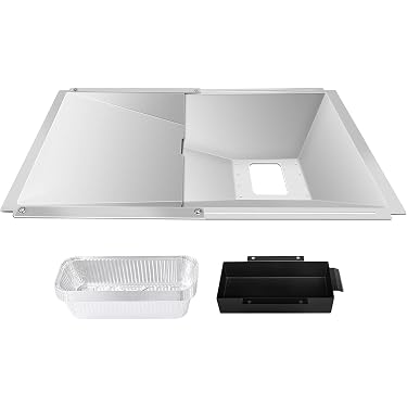 Onlyfire Bac De Récupération D’Huile En Aluminium Pour Barbecue Weber – Compatible Spirit, Genesis, Summit