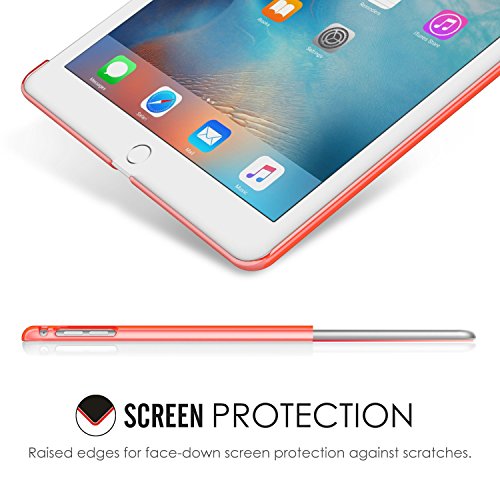 MoKo Hülle für iPad Pro 9.7 – Ultra Slim Translucent Hart Polycarbonate Schale Schutzhülle Case Cover für Apple iPad Pro 9.7 Zoll 2016 Modell Tablet, Matt Orange (Auch für iPad Pro Offizielle Tastatur) - 5