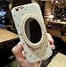 Produktbild IPhone 7, 7Plus, 6 / 6S, 6Plus / 6S Plus Fall mit Spiegel, [Ultra Slim TPU Stoßfänger] Sheer Glam Shinny Bling Schein Star Bunte Gelee Silikon Flexible Back Cover, schlanke Shockproof Clear Bumper TPU Soft Case Gummi Silikon Skin Cover für IPhone 7 , 7Plus Fall (Rosa / Weiß) ( Color : Weiß , Size : 6Plus/6S Plus )