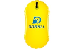 DORSLL POD - High-Visibility Open-Water Swim Buoy | Tow Float for Wild Swimmers, Outdoor Racing and Triathlons | Stay-Clean Dust Cap | 3 Unique Colours