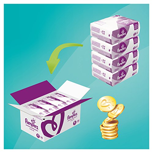 Pampers Premium Protection Active Fit Nappies, Monthly Saving Pack - Size 4, 168 Nappies