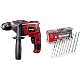 Einhell TC-ID 550 E, Darbeli Matkap + Einhell Beton delme u&ccedil; seti 10 par&ccedil;a, S-CASE kutu