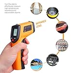 Pro-sonic&reg; Laser Infrarot Thermometer / Pyrometer (-50 bis +420°C, LCD Beleuchtung) gelb/, Lasergrip