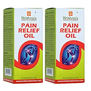 Krishna's Herbal & Ayurveda Pain Relief oil -50 ml (Pack of 2)