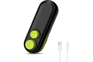 Ankilo Newest Mini Bag Sealer, Handheld Heat Sealer, 2 in 1 Plastic Bag Sealer, Portable Heat Vacuum Sealer, Rechargable Mini Sealing Machine, for Plastic Bags Chip Bags Food Storage , Black Green