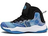  GNEDIAE Herren GNEK30 High-Top Basketball Schuhe Outdoor Anti-Rutsch Sneaker Atmungsaktiv Ausbildung Turnschuhe Sportschuhe Laufeschuhe Verschleißfeste Dämpfung Basketballstiefel Blau 40 EU
