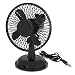 Produktbild LDRAGON USB-Ventilator-Büro-Schreibtisch-Ausgangs2 Energien-Verbrauch Drehender Mini Stumm 2 Positionen, Die Metallenergieeinsparung-Lange Nutzungsdauer -15 * 11.5 * 20CM Justieren,Black