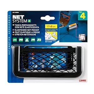 Lampa 60266 Net-System-4, Tasca a Rete Elasticizzata - 17x8 cm - immagine 3