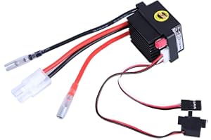 Alicer ESC 320A - Regolatore di giri di ricambio per motore a spazzole ad alta tensione per modellini radiocomandati di imbarcazioni e auto