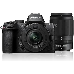 Nikon Digital Camera Z50II kit with NIKKOR Z DX 16-50mm f/3.5-6.3 VR & Z DX 50-250mm f/4.5-6.3 VR