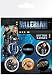 Produktbild 1art1 106908 Valerian – Die Stadt Der Tausend Planeten - Mix, 4 X 25mm & 2 X 32mm Buttons Button Pack 15 x 10 cm