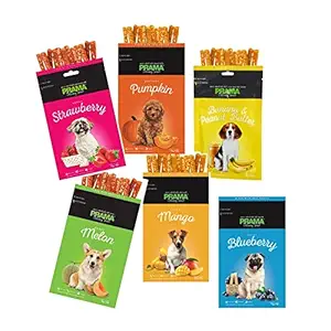 PRAMA Fruity Delicacy Snack Dog Snack (Combo Pack of 6)