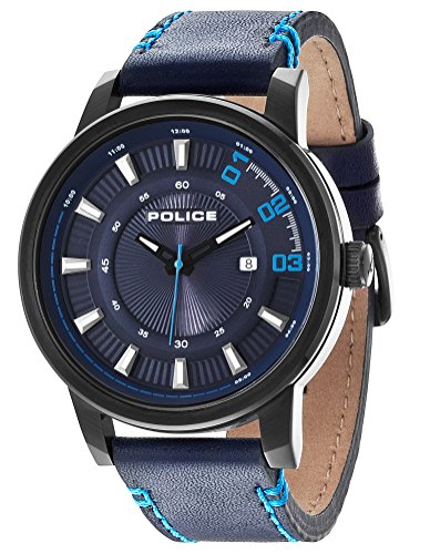 Police Herren-Armbanduhr Analog Quarz P14375JSB-03 Police Herren-Armbanduhr Analog Quarz P14375JSB-03